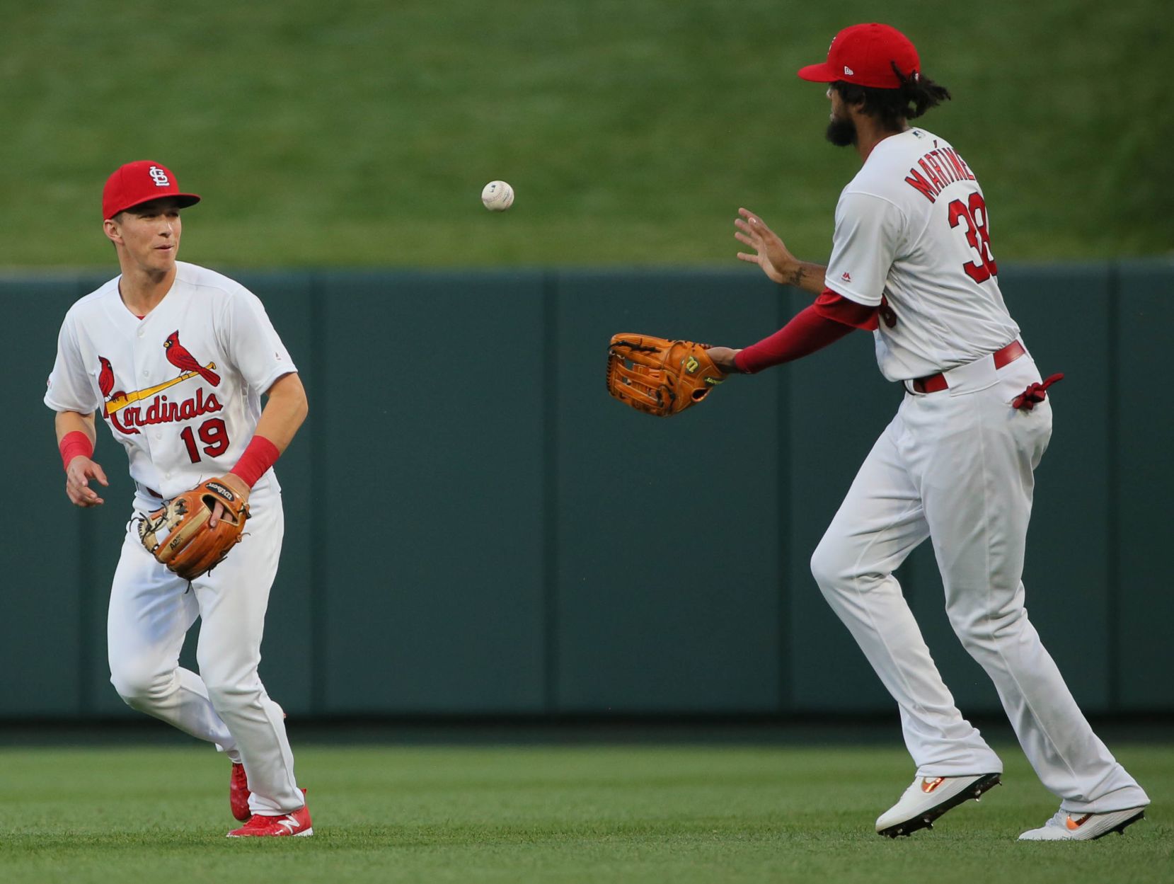 St. Louis Cardinals take on the Miami Marlins at Busch